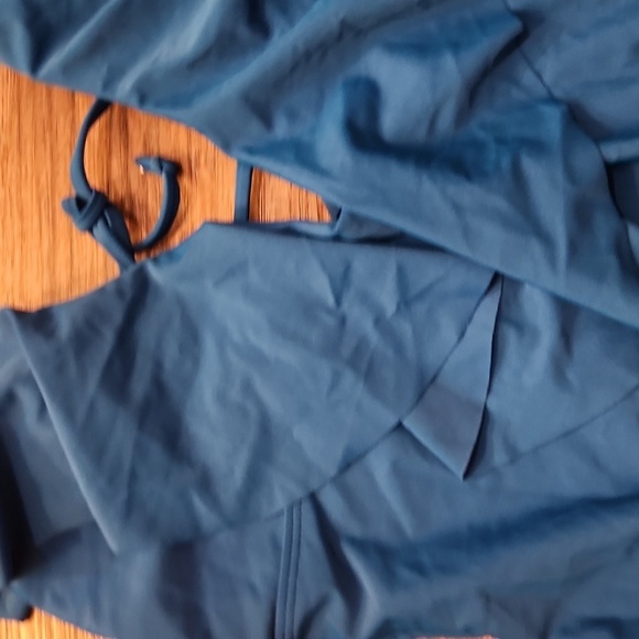 Blue ruffled swimsuit - Picture 2 of 4